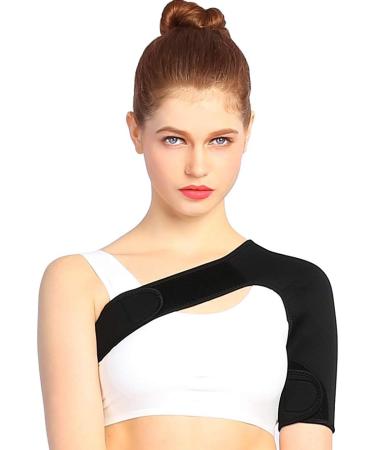 Left Shoulder Support Brace Recovery Shoulder Stability Brace Support Wrap AC Joint Rotator Cuff Brace for Men and Women - Buy Online on GoSupps.com