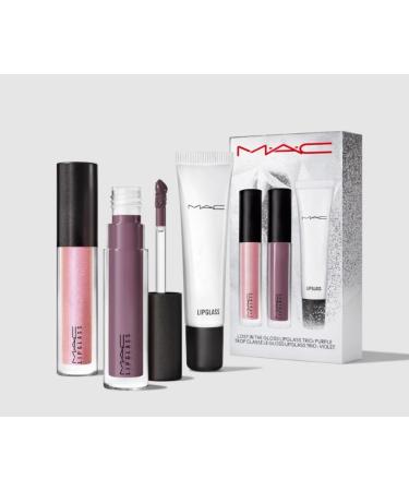 MAC Lost In The Gloss LipGlass Trio: Purple - A Holiday Kit