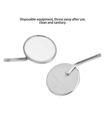 20 Professional Tooth Mirrors Replacement Heads - Stainless Steel Odontoscope - 2.2cm Diameter - High-Quality Dental Tools for Accurate Oral Examination - International Shipping Available - Buy Online on GoSupps.com
