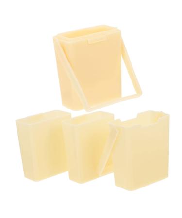 Amosfun 2st pencil bucket arts brush bracket brack holder painted slices of plastic cleaner school water bucket of comfortable brush washers connected detergent combination handle