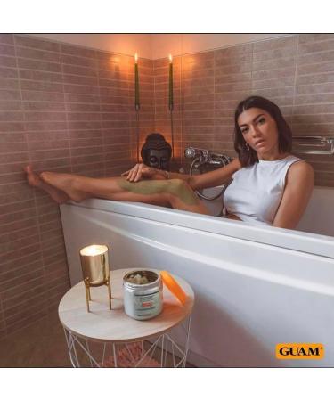 Guam Dren Plus Seaweed Mud for Legs Buttocks Arms Cellulite Free Radicals Anti-Age Made in Italy 1 kg Pack - Buy Online on GoSupps.com