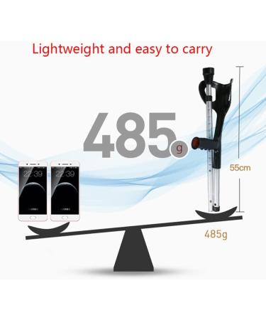 Forearm Crutches Adult Portable Folding Walking Cane Height Adjustable Ergonomic & Heavy Duty for Standard & Tall Adults Bathing in Sunlight - Buy Online on GoSupps.com