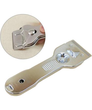 Smooth Top Cooktop Cleaning Scraper Ergonomic Heavy-Duty Cleaners with Ribbed Control Button for Home Workshops School Offices - Buy Online on GoSupps.com