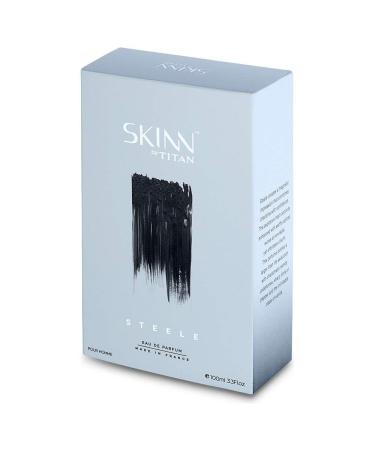 Sk'innByTitan Steele Long Lasting Fresh Edp For Men | Perfume For Men | Eau De Parfum For Men | Premium Luxury Fragrance | 100ml (3.38 Fl Oz) - Buy Online on GoSupps.com