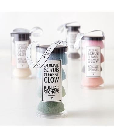 Bella Sleep + Spa Facial Self Care Exfoliating Konjac Sponge Set 4-Pieces Blush Blush 4-Pieces - Buy Online on GoSupps.com