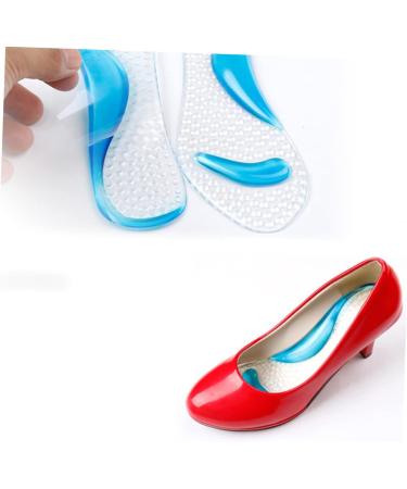 Mobestech Gel Pads for High Heels - Cushioned Arch Support & Orthopedic Insoles for Ultimate Comfort - Blue Medium Size - Buy Online on GoSupps.com