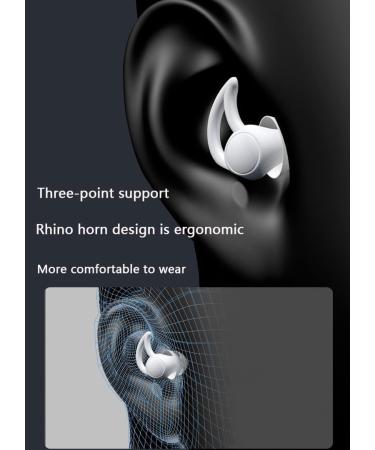 Reusable Soft Silicone Ear Plugs for Sleeping, Snoring, Work & Studying - 2 Pairs Grey - Buy Online on GoSupps.com