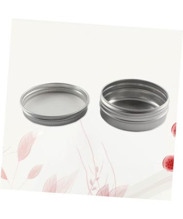 FRCOLOR Cosmetic Jars Travel Containers for Toiletries Travel Glass Butter Cream Oil Pastels Travel Jars for Creams Cream Jars with Lid Tea Pomade Aluminium Tin Travel Can - Buy Online on GoSupps.com