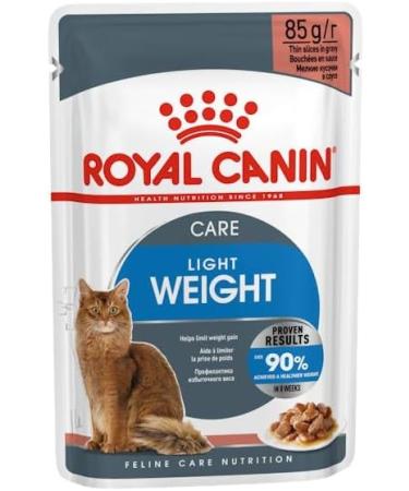 Royal Canin Light Weight Care in Gravy Adult Wet Cat Food 85g (Pack of 12) Pouch 85 g (Pack of 12) - Buy Online on GoSupps.com
