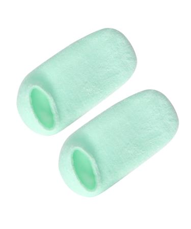 Beaupretty 1 Pair Diffuser Cracked Heels Guard Spa Socks (Green) Heel Anti-Crack Socks Dead Skin Socks Moisturizing Short Socks Heel Sleeve Rough Heel Socks Moisturizing Socks Ankle medium