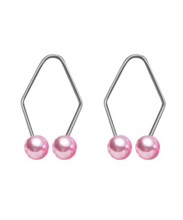 2Pcs Dimple Makers Dimple Trainer For The Face Cheeks Dimple Trainer Tool Easy To Wear And Develop Natural Dimples Pink