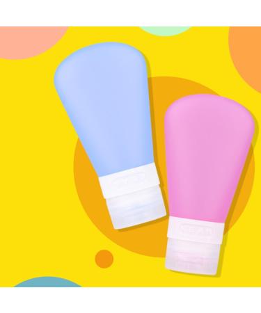 FOMIYES 2pcs Shampoo Leakproof Containers Refillable Travel Bottle Silicone Press Bottle Travel Kit Storage Bluex2pcs Size 1x2pcs - Buy Online on GoSupps.com