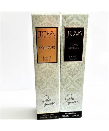 Tova Signature Eau De Parfum Spray 3.4oz & Tova Nights Eau De Parfume Spray 3.4oz Gift Set- Sealed New