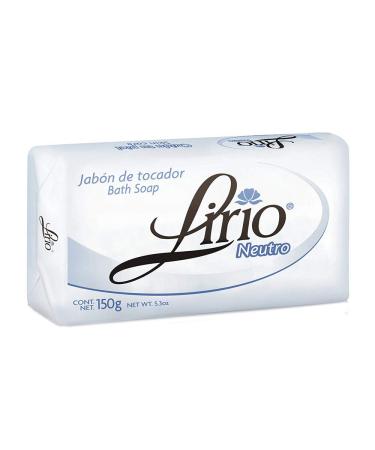 Lirio Neutro Bar Soap - Anti-Acne and Eczema Treatment, Mild Scent, No Harsh Chemicals - 5.3 Oz (Pack of 12) - Buy Online on GoSupps.com