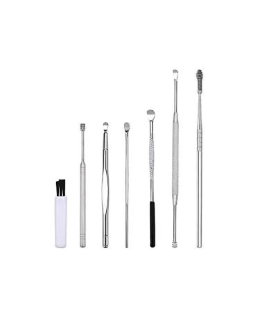 FARUTA Earpick Ear Cleaner Set Stainless Steel Ear Wax Remover Tool 7PCS