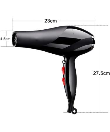 Professional Hair Dryer 2300W Hair Dryer Powerful Fast Blow Dryer Quick Drying with Concentrator 2 Speed 3 Heat Settings Cool Shot Button Fast Drying Time and Low Nois Lightweight for Travel Small - Buy Online on GoSupps.com