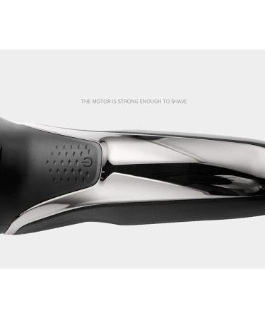 Premium Waterproof Electric Shaver for Men - Cordless Rechargeable Rotary Razor with Pop-up Trimmer (Blue) - Ideal for Wet & Dry Use - Buy Online on GoSupps.com