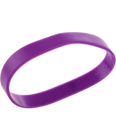 Bakemoro Fashion Purple Silicone Rubber Band Bracelet - Stylish Elastic Bangle for All Occasions - Buy Online on GoSupps.com