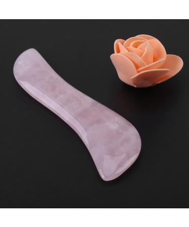Crystal Massage Magic Wand - Natural Rose Quartz Gua Sha Tool for Smooth Massage | 4.5in | Unisex - Buy Online on GoSupps.com