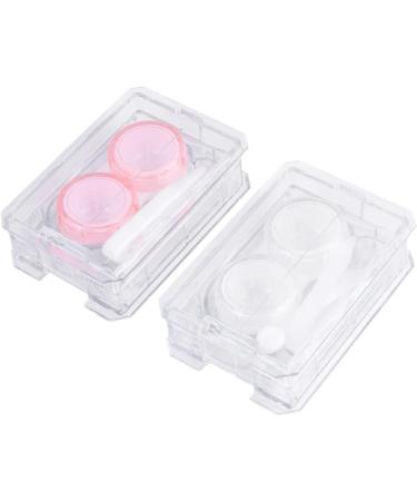 JECOMPRIS Mini Container Set for Colored Contact Lenses - 6 Cute Storage Boxes with Color Mirror Film & Cleaning Case - International Shipping Available - Buy Online on GoSupps.com