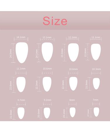 3D Pink Bow Press on Nails | Medium Almond Shape | 24 Pcs White French Tip False Nails with Flowers & Pearls | Full Cover Stick-On Acrylic Nails for Women - Buy Online on GoSupps.com