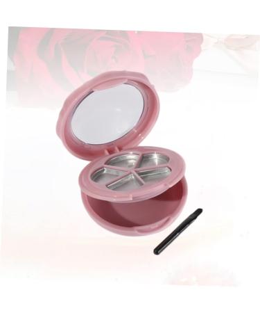 Housoutil 3pcs Lip Balm Containers Empty Pans Cosmetics Sample Containers Empty Eyeshadow Compact Eye Shadow 7*7cm Pink - Buy Online on GoSupps.com