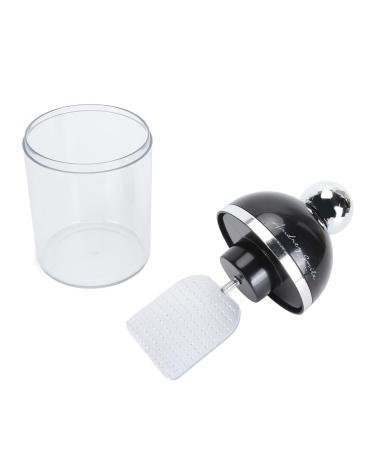 Face Wash Foaming Bottle Portable Waterproof Electric Facial Cleansing Foam Cup for Body Wash for Travel (Black)