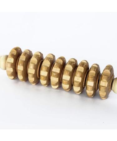 Milist Muscle Roller Tool - Wade Roller Stick for Trigger Point Massage | Wooden Fitness & Body Roll for Pain Relief & Weight Loss - Buy Online on GoSupps.com