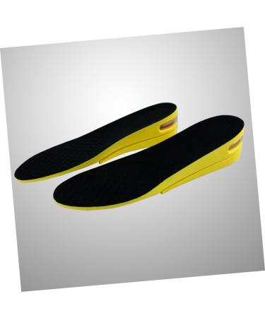 Buy Gatuida PU Insoles - Height Increase Inserts Shoe Lifts & Comfortable Shoe Pads for Women | Cuttable Design Black & Yellow - Buy Online on GoSupps.com