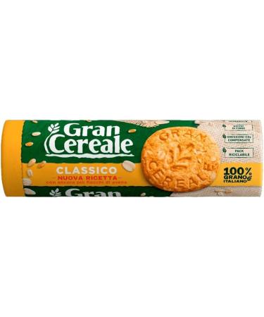 Biscotti Cereali Ore Liete Gran Cereale Pack of 6 biscuits with cereals packed in a 250 g tube + 1 sachet of talc Felce Azzurra 100 g - Buy Online on GoSupps.com