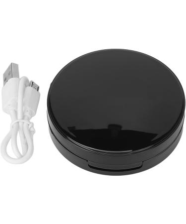 Cushion Foundation Case LED Light Round Mirror Compact Internal Case Cosmetic Empty Package - Buy Online on GoSupps.com