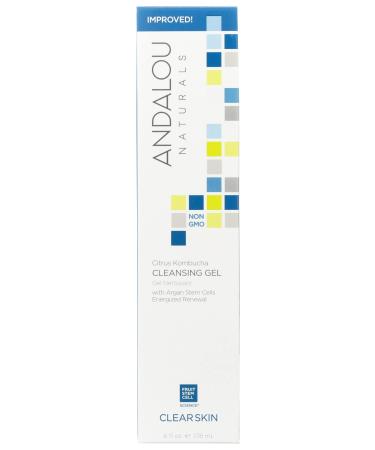 Andalou Naturals Cleansing Gel Citrus Kombucha Clear Skin 6 fl oz Pack of 1