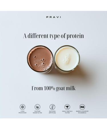Grass-Fed Pure Goat Whey Protein Powder - Organic Whey Protein Supplement - Easy to Digest - Less Lactose - Soy Free - Vanilla Flavor - 20 Servings Vanilla 1.1 Pound (Pack of 1) - Buy Online on GoSupps.com