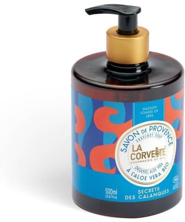  La Corvette SECRETS DES CALANQUES Liquid Soap - 500ml - COSMOS ORGANIC - Buy Online on GoSupps.com
