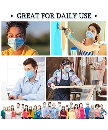 BINKT 50-Pack Disposable Face Masks 3-Ply Protection Adult Disposable Safety Mask for Dust Air Pollution Pollen. No Graphene is Used. - Buy Online on GoSupps.com