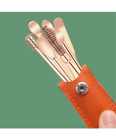Luyila 7Pcs Stainless Ear Wax Removal Set - Ear Cleaner Wax Removal Tool Kit for Earwax Removal - Silver Color - Buy Online on GoSupps.com