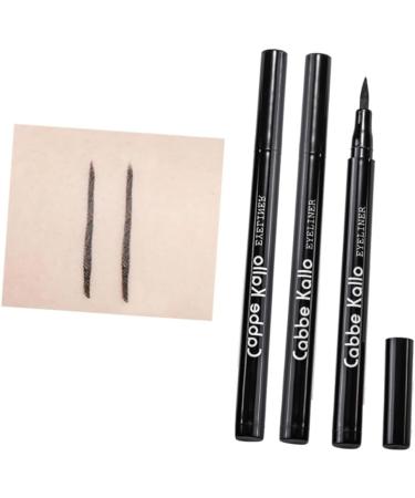 DOITOOL 15 pcs Eye Gel Makeup Pen Women Ladies Fast Eyeliner Liquid Waterproof Smudge-proof Tool Dry Black - Buy Online on GoSupps.com