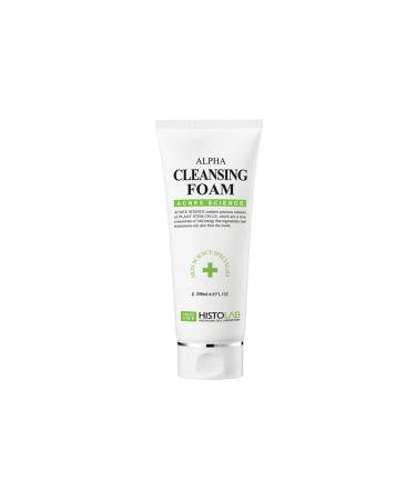 HISTOLAB Alpha Cleansing Foam w/Saponin (6.8 Fl. Oz) for Oily & Acne-Prone Skin | Facial Cleanser | Helps Soothe Skin Irritation | Gently Removes Excess Sebum