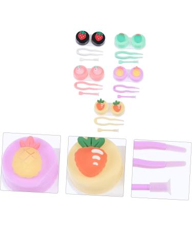 Solustre 5-Store Contact Lens Case - Travel-Friendly Container for Contact Lenses & Eye Accessories | Stylish & Functional Fruit Design - Buy Online on GoSupps.com