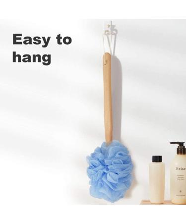 KUYYFDS Back Scrubber & Body Brush with Loofah - Long Handle Bath Brush for Exfoliating and Relaxing Shower Massage - Men and Women - Buy Online on GoSupps.com