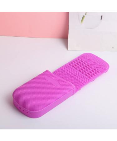 Buy Silicone Makeup Brush Cleaning Pad | Foldable Scrubber for Cosmetics | International Shipping - Buy Online on GoSupps.com