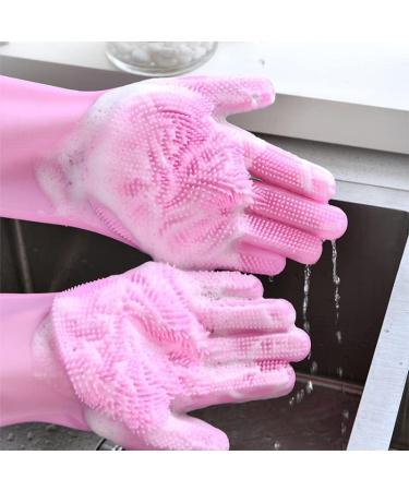Silicone Gloves Dishwashing Gloves Multifunctional Magic Gloves Bathroom Kitchen Gloves Car Washing Gloves Washing Bowls Gloves Tools - Buy Online on GoSupps.com