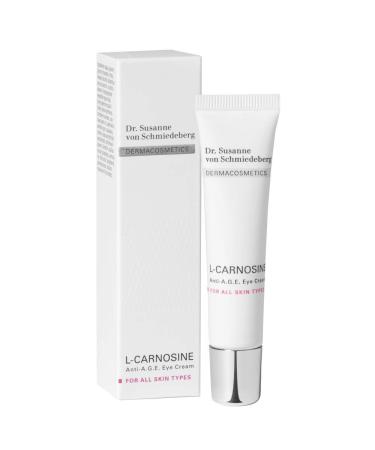 Dr. Susanne von Schmiedeberg L-Carnosine Anti-AGE Eye Cream - Anti-Aging Eye Care - 15ml Pack for Youthful Eyes - Buy Online on GoSupps.com