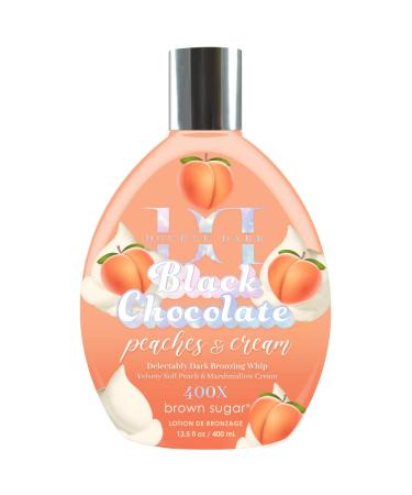 Brown Sugar Peaches & Cream 400X Double Dark Black Chocolate Bronzing Whip 13.5oz