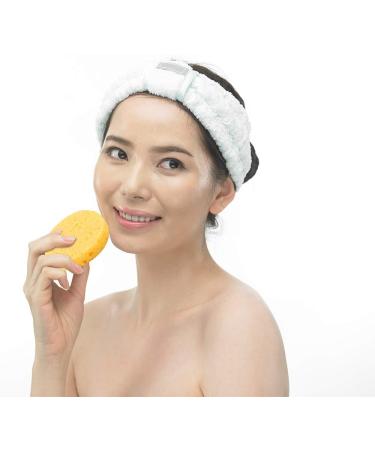 50 Count Facial Sponge Thicker Compressed Natural Cellulose Face Sponge Reusable Cleaning Sponge Pads for Facial Cleansing Exfoliating Mask Facial SPA Massage Makeup Removal Yellow - Buy Online on GoSupps.com