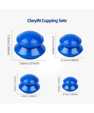 CCKeyin Professional Cupping Therapy Set - Anti-Cellulite Silicone Massage Cups for Muscle Relaxation & Stress Relief | Whole Body Health Care - Buy Online on GoSupps.com