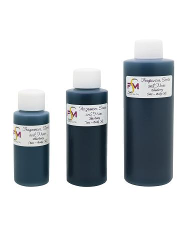 Blueberry Fragrance Oil - 3 Bottles 1 Fl Oz Glass Roll On (30ml) 1.01 Fl Oz (Pack of 3)