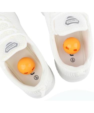 TIESTRA Shoe Deodorizer Balls 6 Pack-Reusable Shoe Fresheners-Fresh Scent for Sport Shoes Bags and Locker Orange/Citrus - Buy Online on GoSupps.com