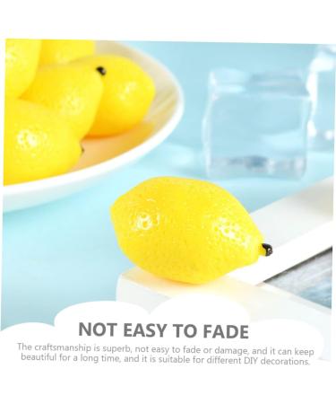 Zerodeko Faux Flower Garland 6pcs Mini Imitation Lemon Artificial Lemons Faux Plant Decor Lifelike Lemons Puzzle Toys Brain Toy Fruit Ornament Home Decor Household Products Toddler Pvc - Buy Online on GoSupps.com