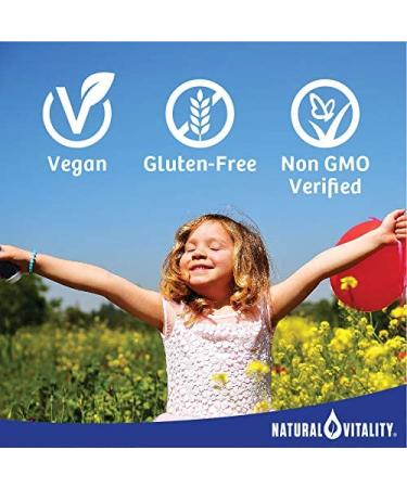 Natural Vitality Calm Gummies - Raspberry Lemon Anti-Stress Formula, 120 Count - Buy Online on GoSupps.com